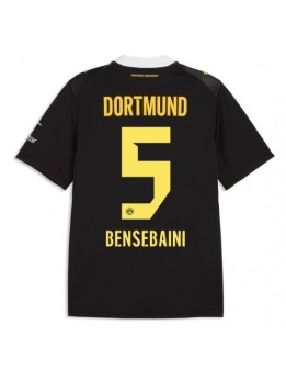 Moški Nogometna dresi replika Borussia Dortmund Ramy Bensebaini #5 Gostujoči 2026-27 Kratek rokav Moški Nogometna dresi replika Borussia Dortmund Ramy Bensebaini #5 Gostujoči 2026-27 Kratek rokav